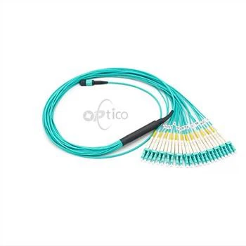 24F MPO LC OM3 Отводной кабель